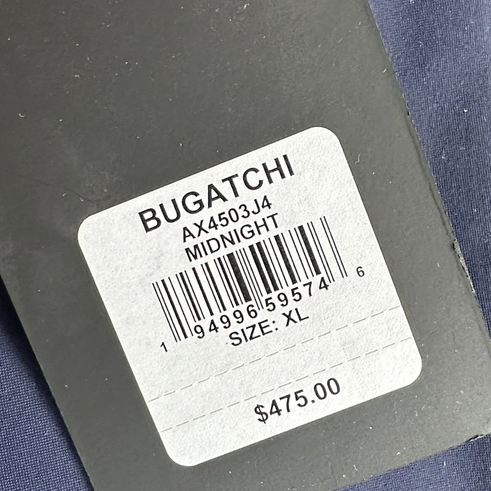 Bugatchi Dark Blue Performance Jacket - Picture 6 of 11